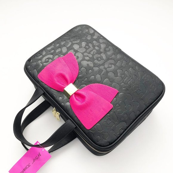 NWT Big Betsey Johnson Makeup Travel Toiletry Bag - Picture 5 of 7